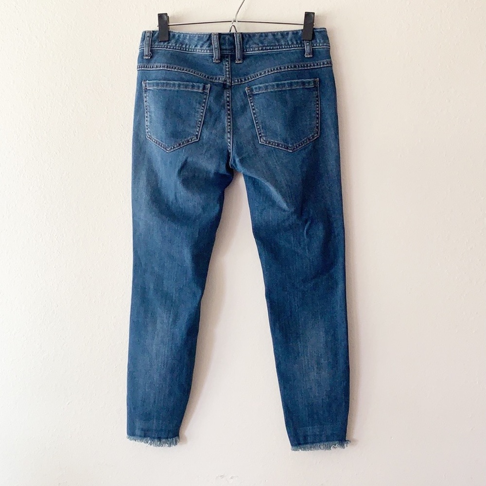 Free People Distressed Crop Skinny Jeans - Picture 4 of 7